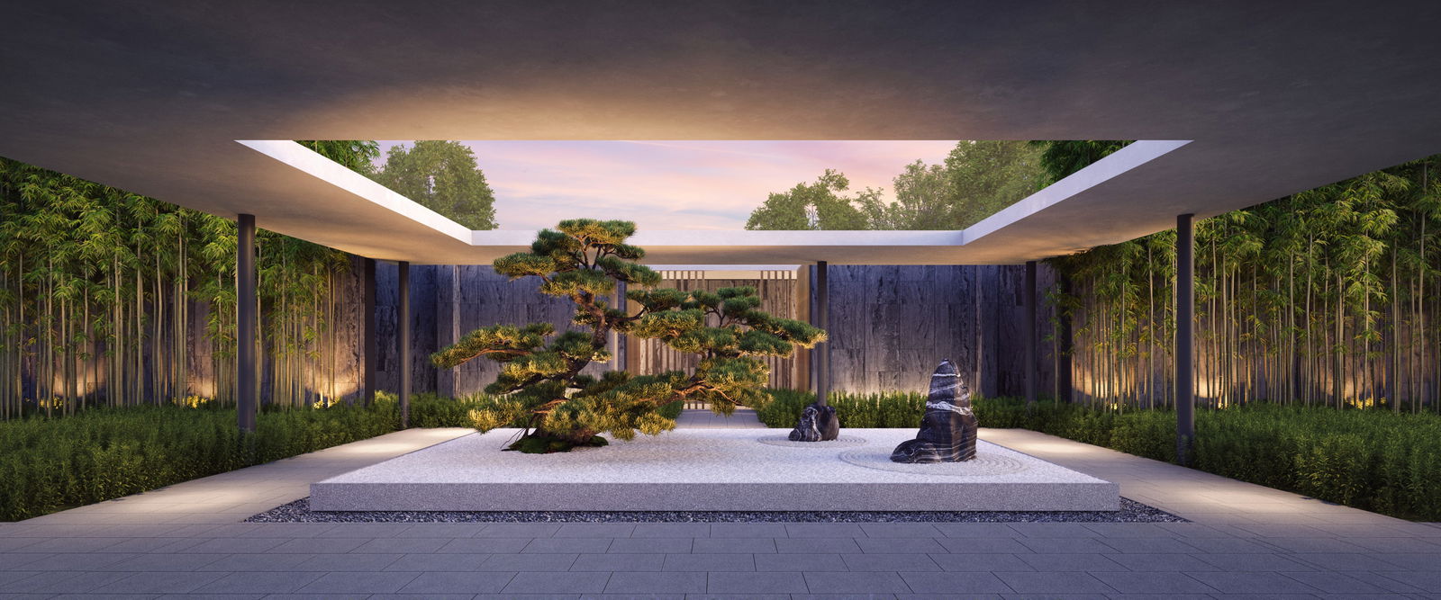 Sora — Zen Courtyard